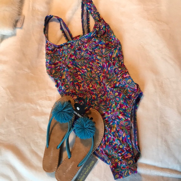 Mystic Bay Other - High Leg Racer Back One Piece Swimsuit💥3for$25